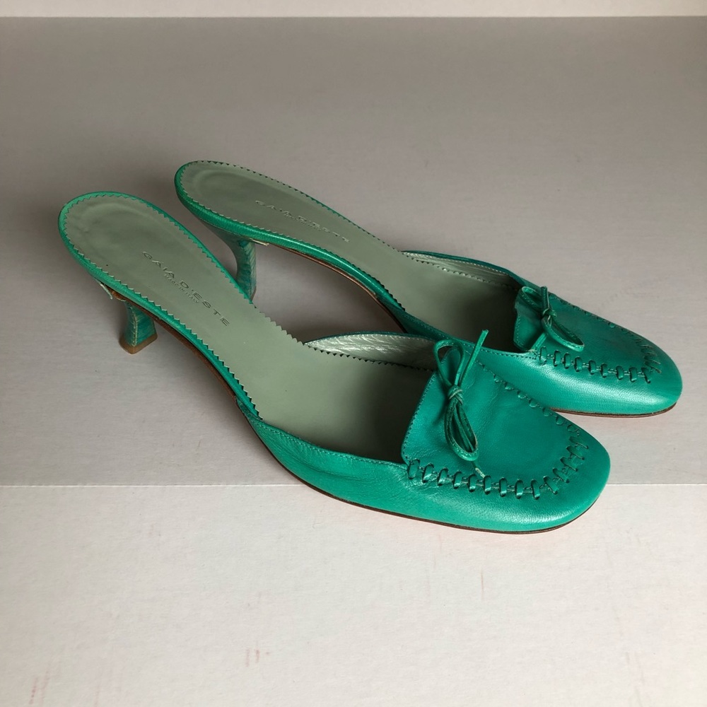 Gaia D’este leather pumps